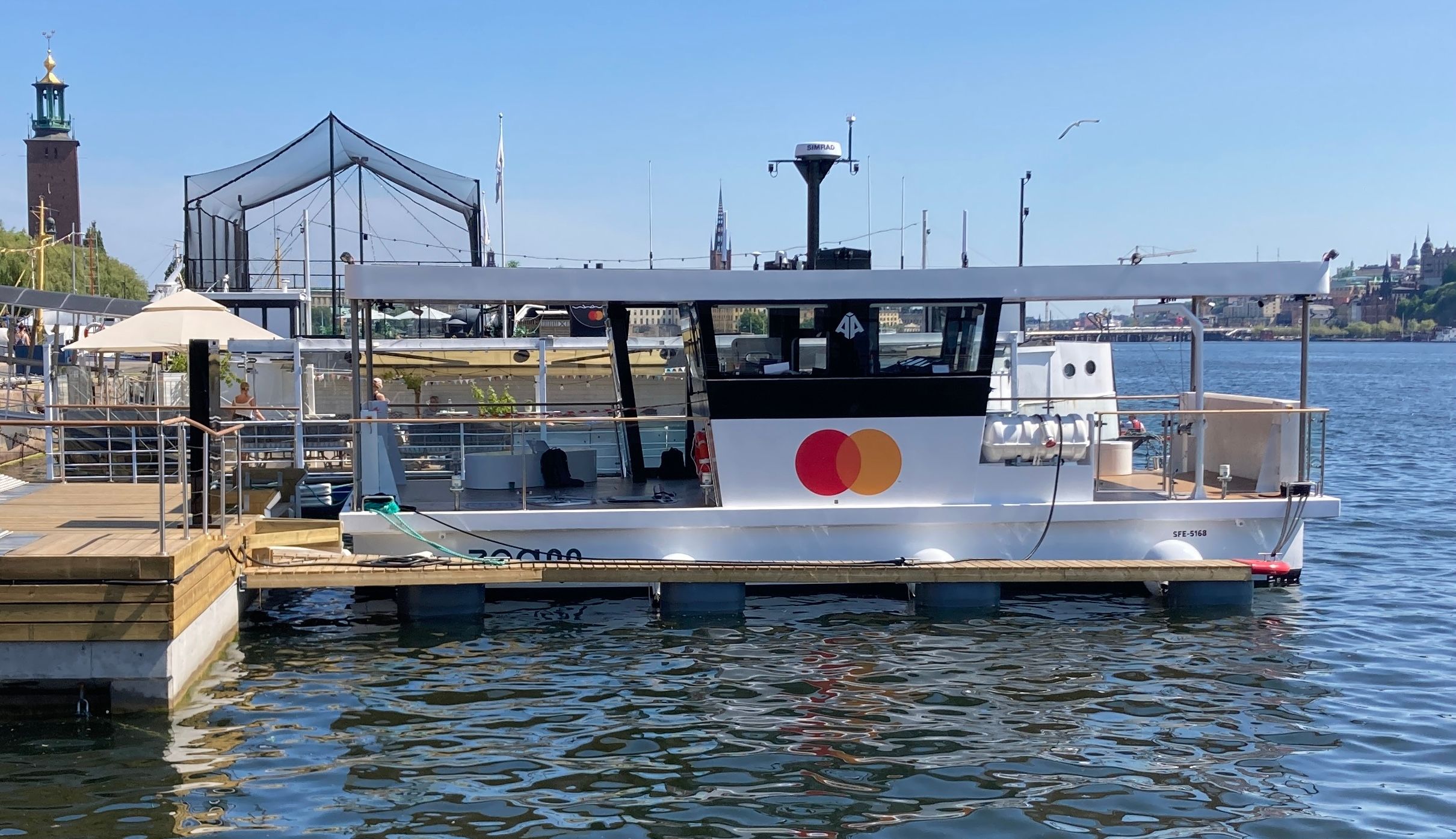Fordonsdekoration båtdekal för Mastercard av Signworks