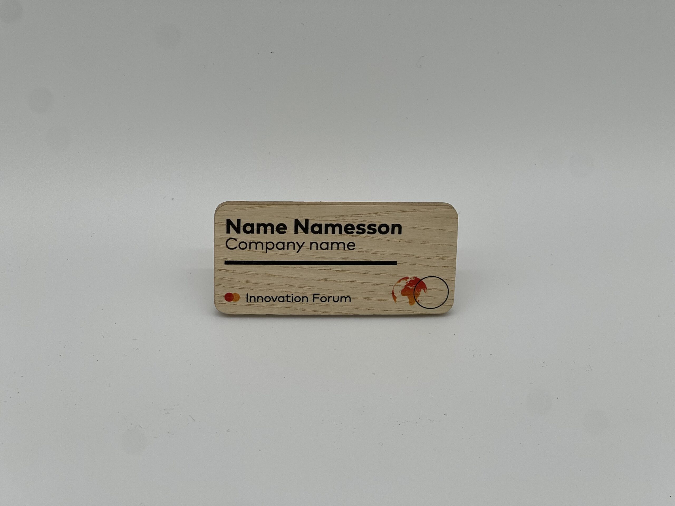 Namnskylt Mastercard av SIgnworks
