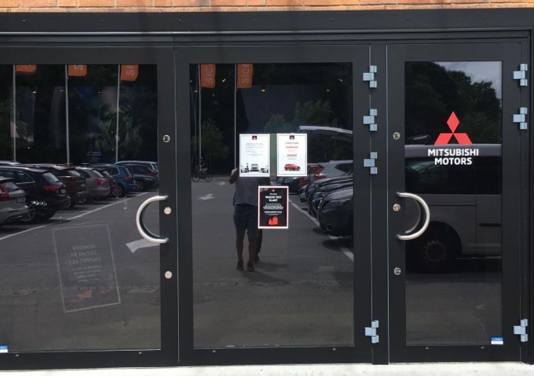 Insynsskydd och solfilm för Mitsubishi av Signworks